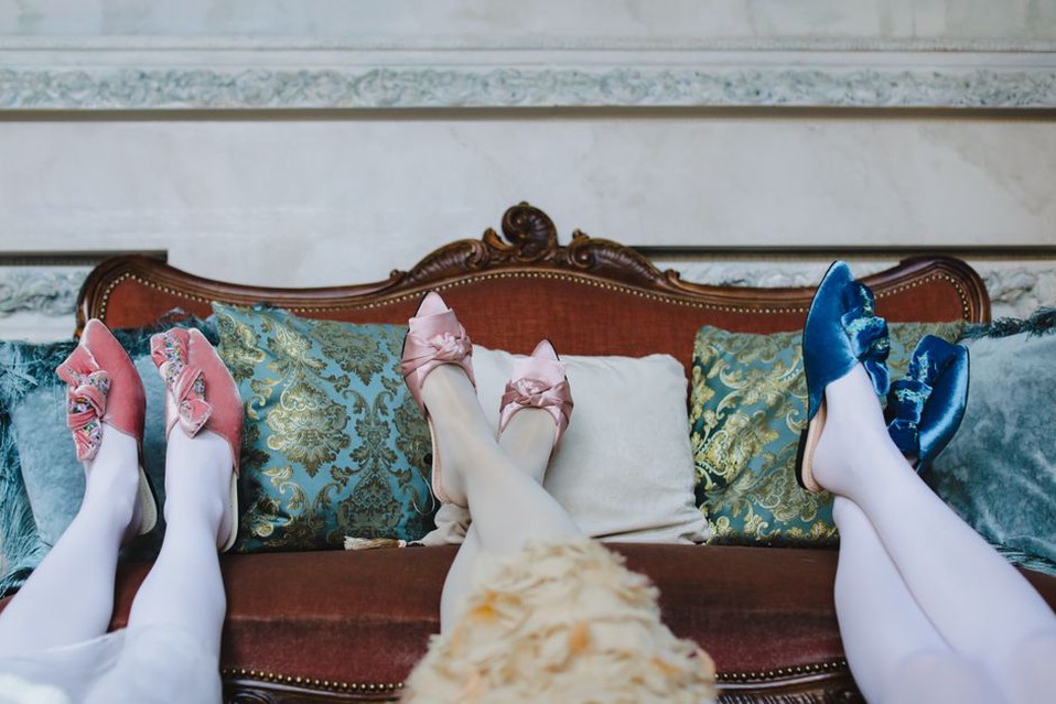 Grosgrain, velvet, and silk bows from the 1950s, 1930s, and 1970s