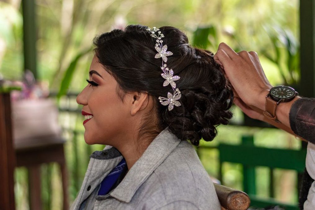Styling a Woodstock69 floral clip with a modern twist